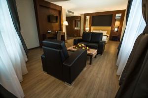 Posezení v ubytování Hotel Pen Mutiara