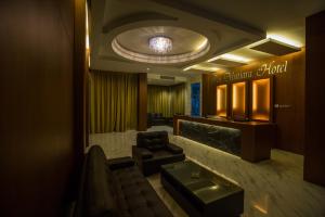 Posezení v ubytování Hotel Pen Mutiara