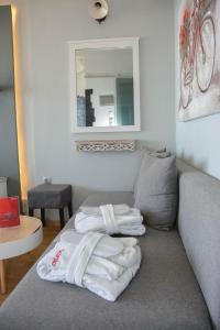 Istumisnurk majutusasutuses Scorpios Sea Side Hotel