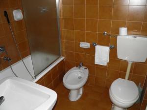 Koupelna v ubytování Hotel Ramoverde