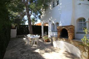 Bygningen som feriehuset ligger i