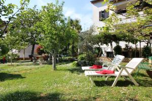 Zahrada ubytování Apartments Sabina