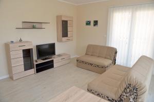 TV a/nebo společenská místnost v ubytování Apartments Mianiko