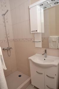 Koupelna v ubytování Apartments Mianiko