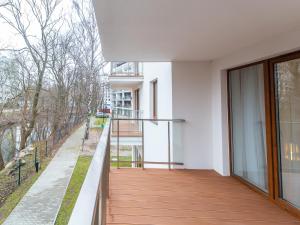 Balkón alebo terasa v ubytovaní Solmare Apartments