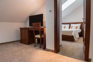 Posteľ alebo postele v izbe v ubytovaní Hotel Stara Lika