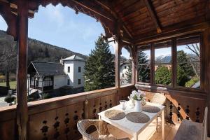 Nespecifikovaný výhled na hory nebo výhled na hory při pohledu z apartmánu