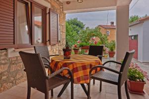 En balkong eller terrasse på Munat in Ližnjan * Istrien