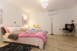 Posteľ alebo postele v izbe v ubytovaní Sensitive relax apartment