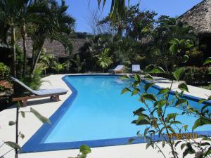 Bazén v ubytování Tropic Hôtel nebo v jeho okolí