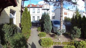 Vonkajšia záhrada v ubytovaní blatoapartament