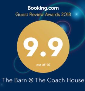 a logo for the barn o the coach house at The Barn @ The Coach House in Melrose