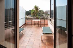 Balkón nebo terasa v ubytování Termes Montbrio Hotel & Spa