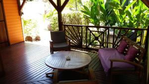 Rõdu või terrass majutusasutuses Cap Martinique