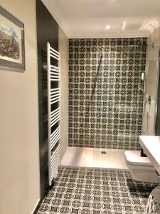 Ein Badezimmer in der Unterkunft Reichel-Appartements