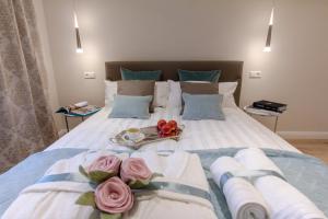 Ein Bett oder Betten in einem Zimmer der Unterkunft Reichel-Appartements