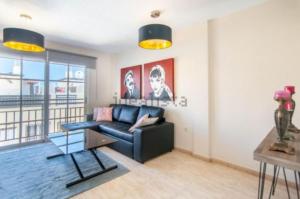 Posezení v ubytování Two bedroom duplex with spectacular ocean view in Costa Adeje