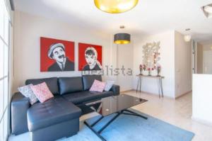 Posezení v ubytování Two bedroom duplex with spectacular ocean view in Costa Adeje