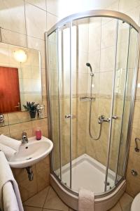 Ένα μπάνιο στο Apartments IDA Sucuraj +43 φωτογραφίες