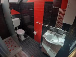 Koupelna v ubytování Rooms Sapina + 30 fotografií