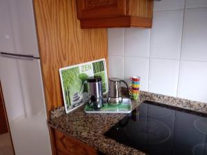 Kuchyň nebo kuchyňský kout v ubytování Edificio SATI 1 A