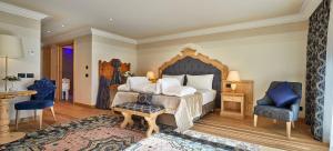 Χώρος καθιστικού στο Hotel Sassongher