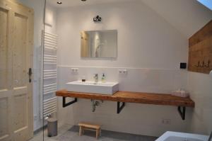 Koupelna v ubytování Ferienbauernhaus Stergut
