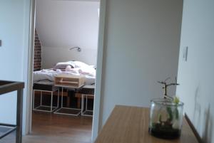 Een bed of bedden in een kamer bij In 't Groen