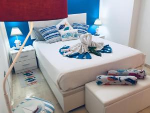 Posteľ alebo postele v izbe v ubytovaní Blue Dream Playa