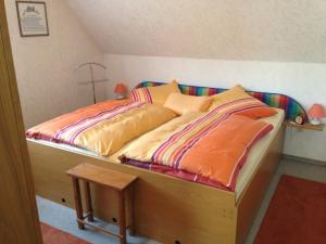 Postel nebo postele na pokoji v ubytování Appartement Vermietung Jensen