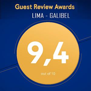 Certifikát, ocenenie alebo iný dokument vystavený v ubytovaní Lima-Galibel