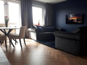 Posezení v ubytování Apartament Stara Gazownia