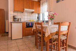 A kitchen or kitchenette at Roula Apartments