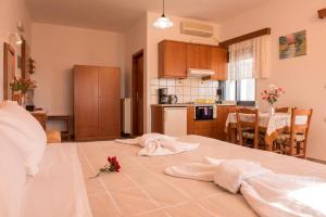 A kitchen or kitchenette at Roula Apartments
