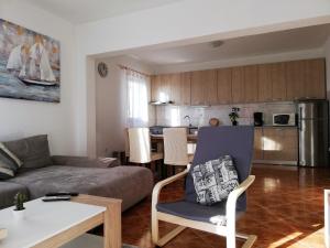 O zonă de relaxare la Apartment Petra