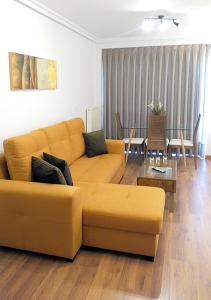 Posezení v ubytování Cangas Popa