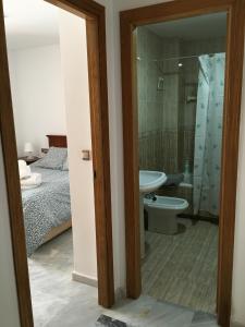 Koupelna v ubytování Apartamento céntrico