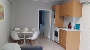 A kitchen or kitchenette at Athenian apartment with garden, near metro station Chalandri Nu 3