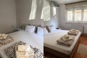 Posteľ alebo postele v izbe v ubytovaní Apartments Ivan