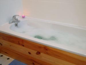 Ένα μπάνιο στο tranquil apartment near Kenmare