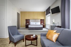 Kuchyň nebo kuchyňský kout v ubytování Jakubowy Hotel