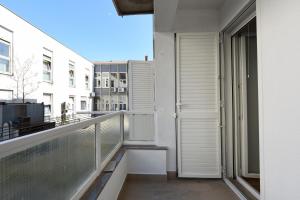 Balkón alebo terasa v ubytovaní July Apartment