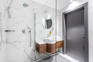 Kúpeľňa v ubytovaní Jakubowy Hotel