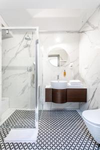 Kúpeľňa v ubytovaní Jakubowy Hotel