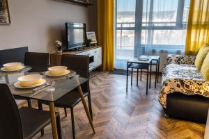 Posezení v ubytování Apartment K