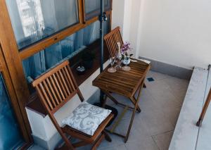 Posezení v ubytování Apartment K
