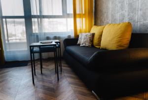 Posezení v ubytování Apartment K