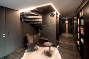 Кът за сядане в Luxus Chalet Quellhaus