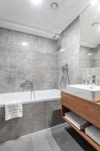 Kúpeľňa v ubytovaní Jakubowy Hotel
