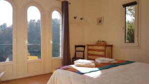 Villa Rocamarにあるベッド